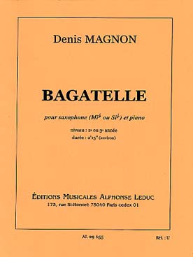 Illustration de Bagatelle