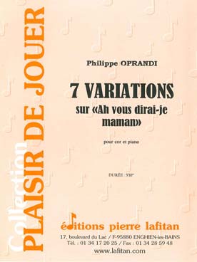 Illustration oprandi variations sur ah vous dirai-je 