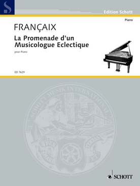 Illustration francaix la promenade d'un musicologue..