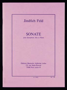 Illustration feld sonate (saxophone alto)