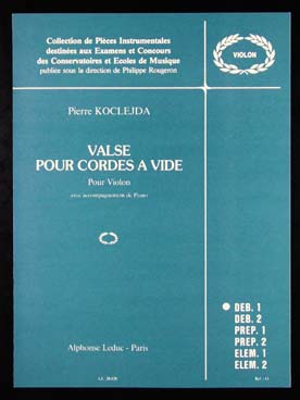 Illustration de Valse pour cordes à vide