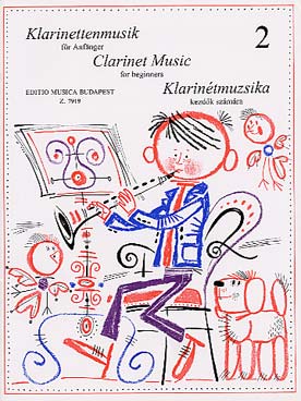 Illustration de Clarinet music for beginners de Kuszing et mariassy vol. 2