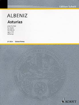 Illustration de Asturias (N° 5 Suite espagnole op. 47) - tr. Alfonso