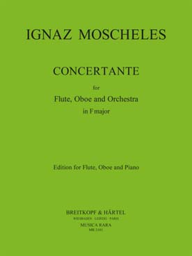 Illustration de Concerto en fa M pour flûte, hautbois et piano