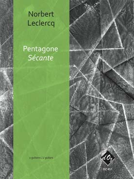 Illustration de Pentagone : - Sécante