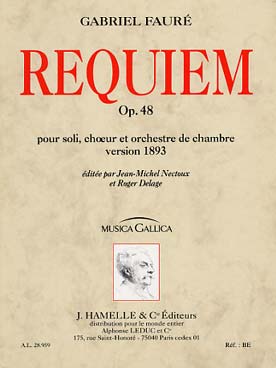 Illustration de Requiem op. 48 (version 1893 pour soli, chœur et orchestre de chambre)