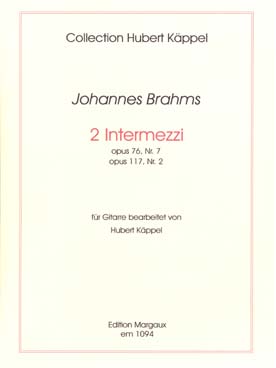 Illustration de 2 Intermezzi op. 76/7 et op. 117/2 (tr. Käppel)