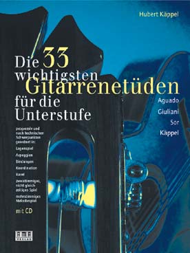 Illustration 33 wichtigsten gitarrenetuden unt. + cd