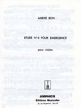 Illustration bon etude n° 6 pour emergence