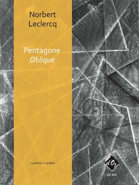 Illustration de Pentagone : - Oblique