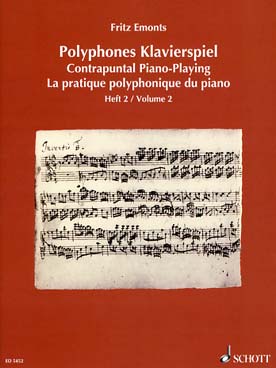 Illustration de La Pratique polyphonique - Vol. 2 : Piano 2 mains