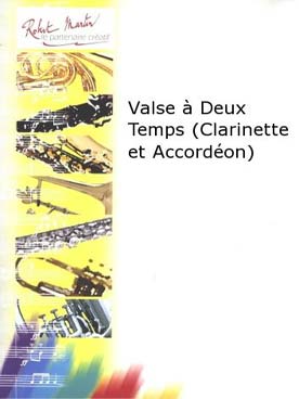 Illustration de Valse à deux temps (la) (version 1) pour clarinette et accordéon