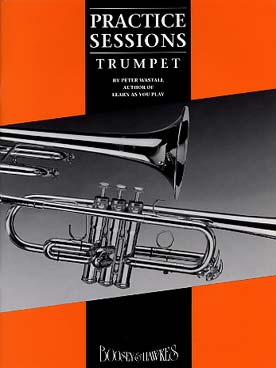 Illustration de Practice sessions for trumpet