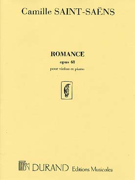 Illustration saint-saens romance op. 48