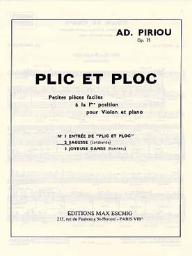 Illustration de Plic et Ploc op. 35 - N° 2 : sagesse