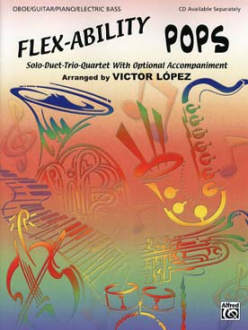 Illustration de FLEX-ABILITY POPS : accompagnements piano et basse électrique en option