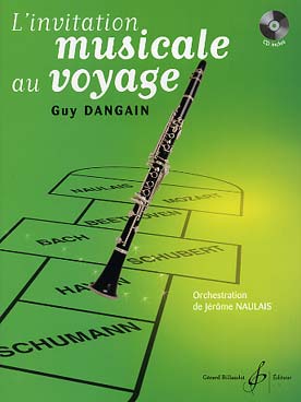 Illustration dangain l'invitation au voyage avec cd