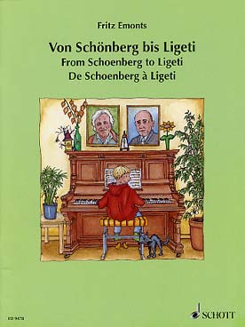 Illustration de De SCHOENBERG A LIGETI : pièces faciles du 20e siècle (sél. Emonts/Mohrs)