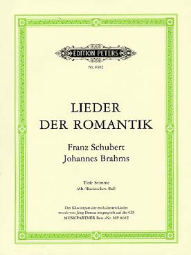 Illustration schubert lieder der romantik voix basse