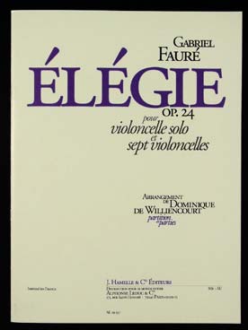 Illustration faure elegie op. 24 (8 violoncelles)    