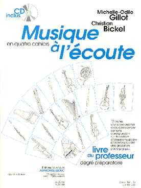 Illustration de Musique à l'écoute, cours Préparatoire - Livre du professeur avec CD