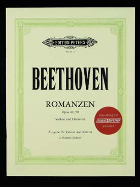 Illustration beethoven romances op. 40 et 50 + cd