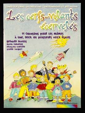 Illustration de Les cerfs volants écervelés (partition) - Choeur d'enfants et piano