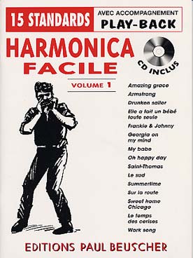 Illustration de Harmonica facile (l') N° 1 avec CD