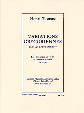 Illustration tomasi variations gregoriennes