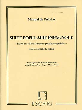 Illustration de Suite populaire espagnole (d'après les 7 chansons populaires espagnoles) pour guitare et violoncelle