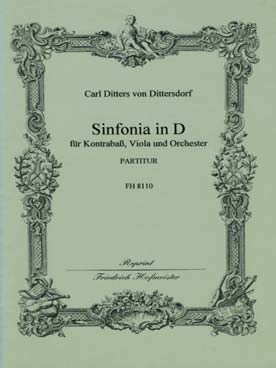 Illustration de Symphonie concertante pour contrebasse, alto et orchestre