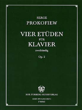 Illustration prokofiev etudes (4) op. 2