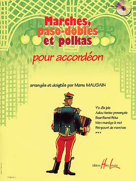 Illustration de Marches, paso-dobles et polkas avec CD