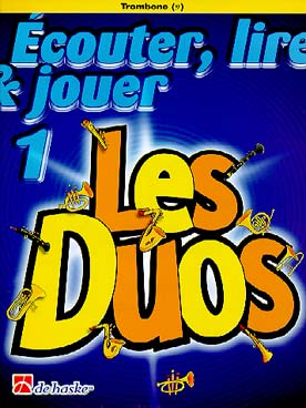 Illustration de ÉCOUTER, LIRE ET JOUER - Les Duos (clé de fa) Vol. 1