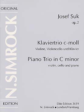 Illustration de Trio en do op. 2 pour violon, violoncelle et piano