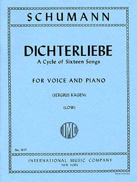 Illustration de Dichterliebe op. 48 voix grave et piano
