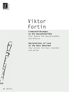 Illustration fortin liebeserklarungen bassblockflote