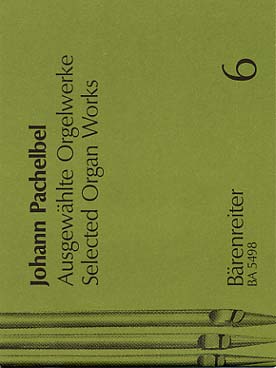 Illustration de Œuvres pour orgue - Vol. 6 : Fantasien, Ciaconna, Toccata, Ricercar, Fugen