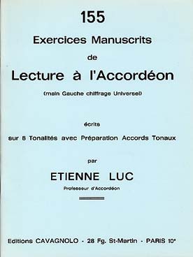 Illustration de 155 exercices manuscrits de lecture à  vue