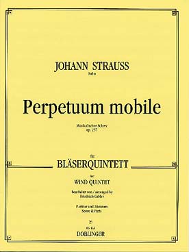 Illustration strauss j perpetuum mobile 5ette a vents