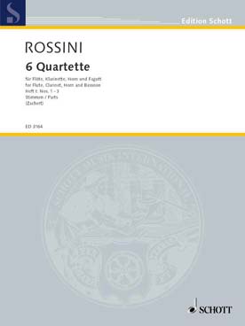 Illustration rossini 6 quatuors vol. 1