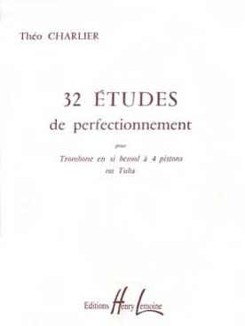 Illustration de 32 études pefectionnement pour tuba ou trombone