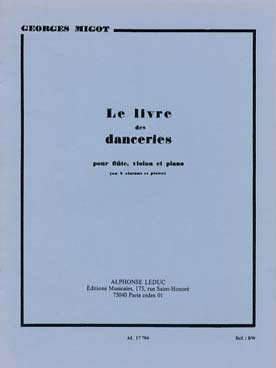 Illustration migot livre des danceries (le)