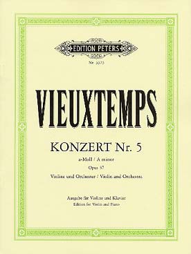 Illustration vieuxtemps concerto n° 5 op. 37 la min