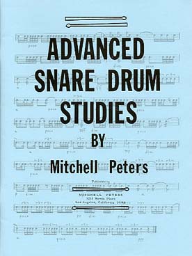 Illustration peters snare drum studies advanced