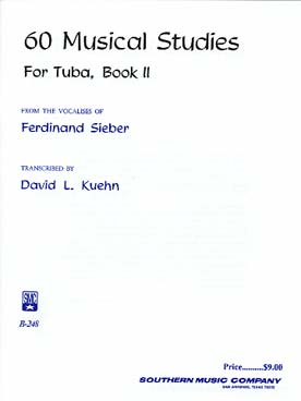 Illustration de 60 études musicales pour tuba vol. 2