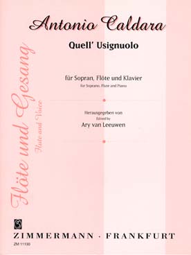 Illustration de Quell'Usignuolo pour soprano, flûte et piano