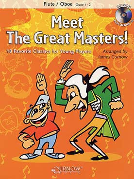 Illustration meet the great masters + cd flute/hautb