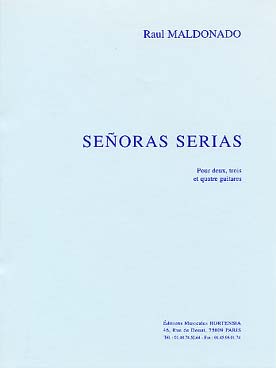 Illustration de Señoras serias pour 2, 3 et 4 guitares