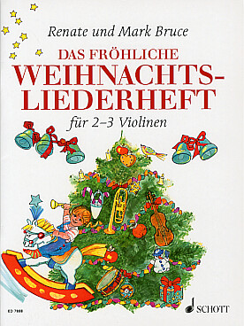 Illustration bruce frol weihnachtsliederheft